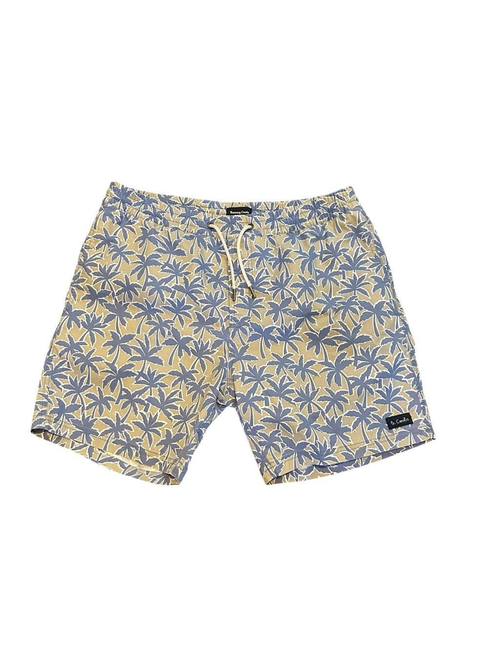 Barney Cools Hybrid Swim Floral Men’s Shorts Sz 36 Trunks Adjustable Waistband